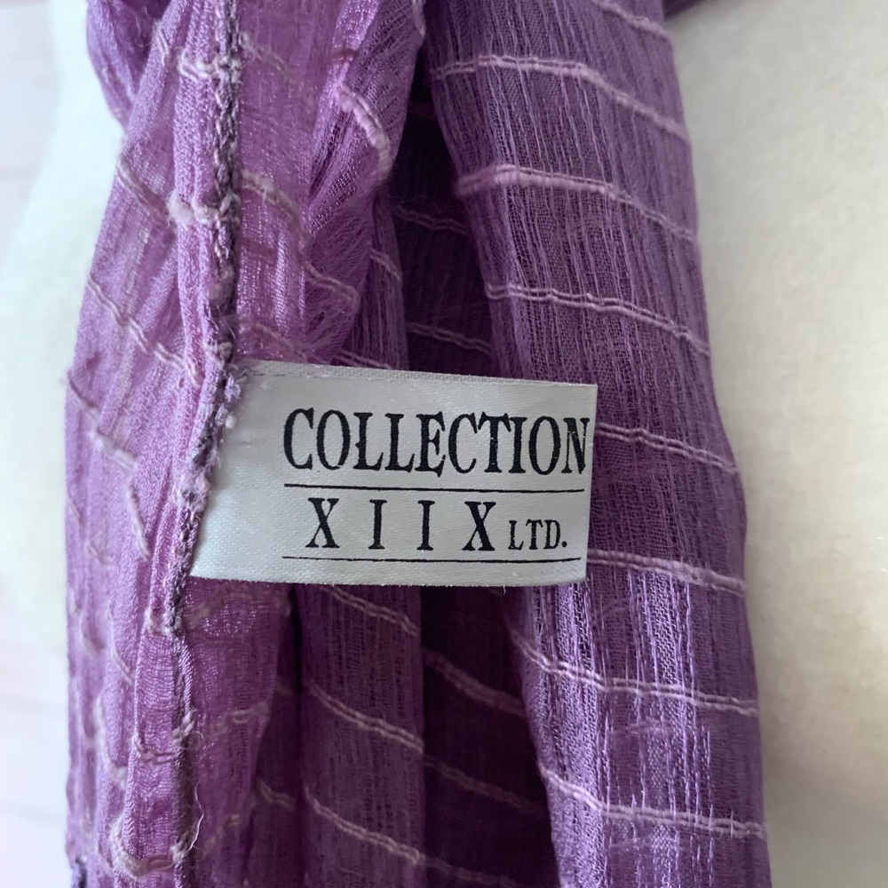 Purple Rayon Scarf - Picture 6 of 7